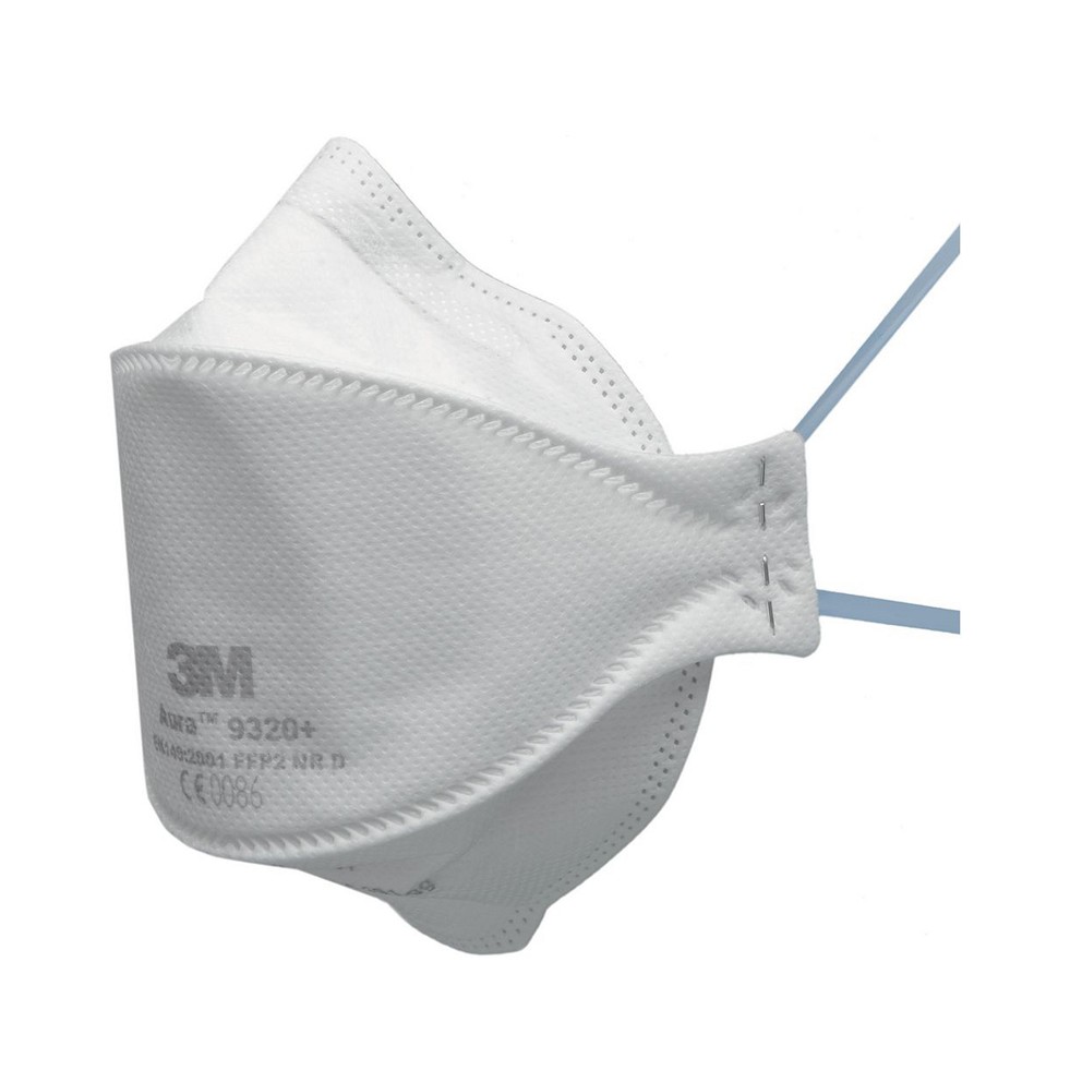 3M Respiratore Serie AURA 9300+ Pieghevole (Comfort)